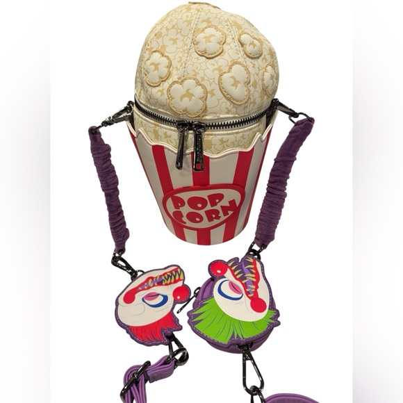 Loungefly Killer Klowns Popcorn Crossbody purse - Picture 2 of 10